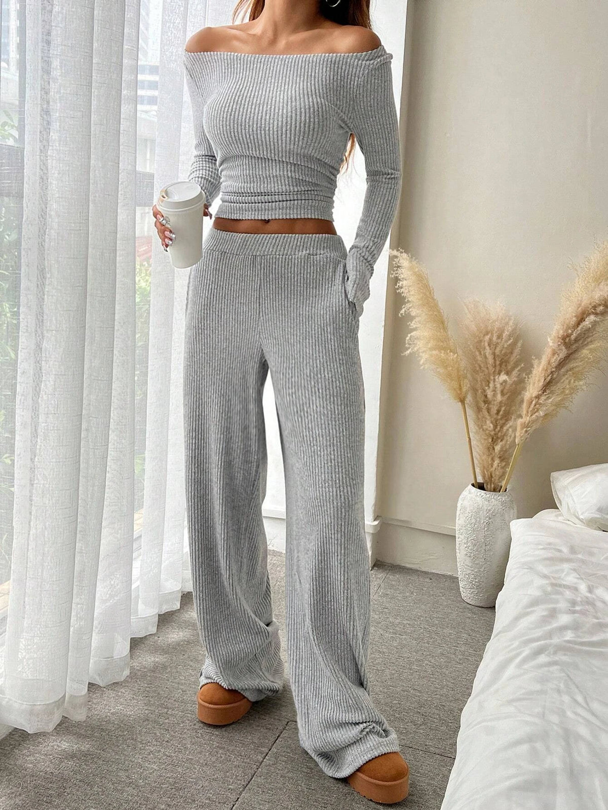 ELARA™ Ribbed Lounge Set